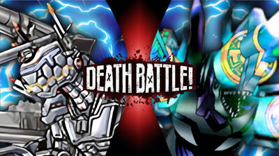 Gundramon VS Barrel Dragon Gundramon VS Barrel Dragon